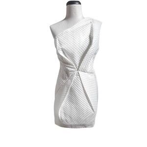 Revolve Asilio Queen B NWT One Sleeve Dress White size M Sold Out Online